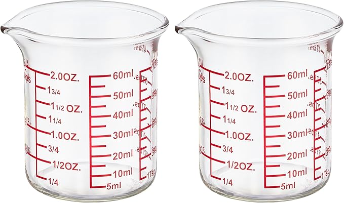 High Borosilicate Glass Measuring Cup-V-Shaped Spout，Glass Measuring Beaker by AckersBORO33