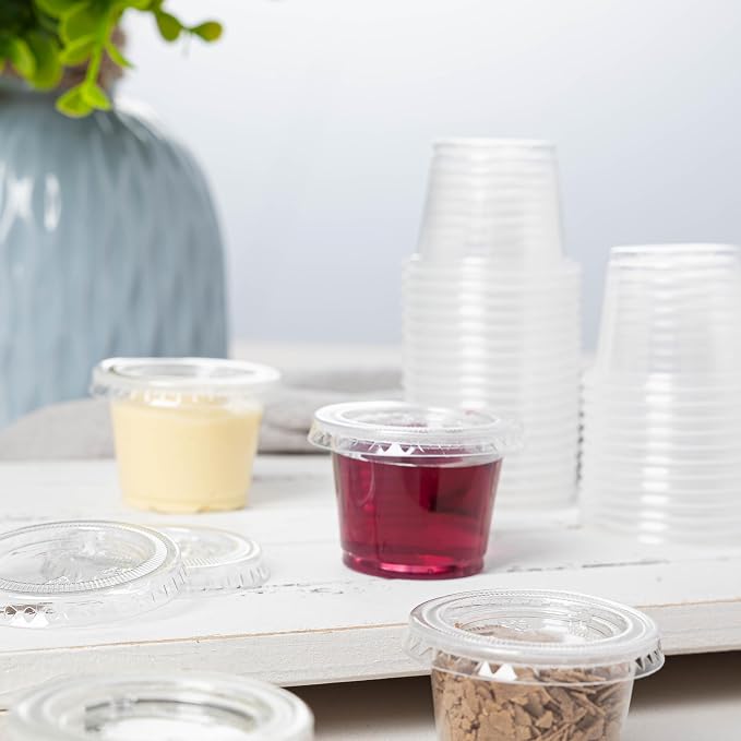 HOMIP 200PACK 1oz Plastic Portion Cups - Image 4