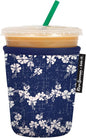 Sok It JavaSok Iced Coffee & Cold Soda Insulated Neoprene Cup Sleeve (Reyn Spooner 50th State Flower, Small: 16-20oz)