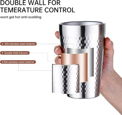 BEFOY Pint Cup - 16oz Double Layer Cup Wall Stainless Steel Unbreakable Hot & - Image 3
