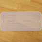 Silicone Dish Drying Mat for Multiple Usage,Easy clean,Eco-friendly,Heat-resistant Silicone Mat for Kitchen Counter or Sink,Refrigerator or Drawer Liner Translucent S 12 inches x 6 inches