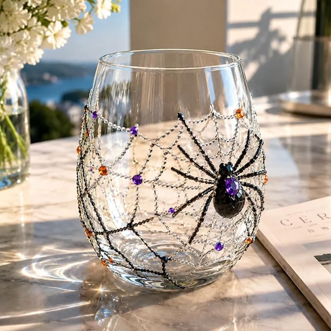 3D Halloween Artisan Glassware Collection Halloween Glass Cups | Drinking Glass - Image 8