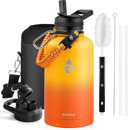 RAYMYLO Insulated Water Bottle 64 oz, Triple Wall Vacuum Stainless Steel | by RAYMYLO