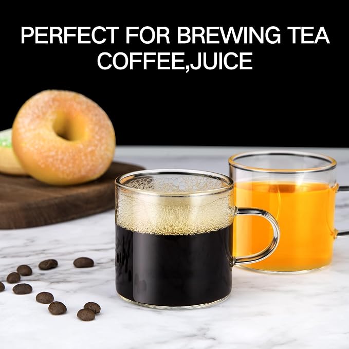YMMIND 6-Pack 4oz Espresso Cups Espresso Shot Glasses - Image 6