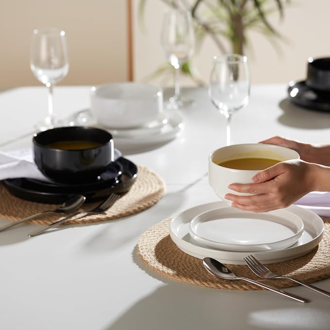 Ceramic Dinnerware Set, 12-Piece Service - Image 4