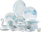 60 Pcs, Top Ceramic Bone China Dinnerware Set, Fine China Dinnerware Sets, Ceramic Tableware Set, Chinese Gifts