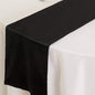 10 pcs 12x108-Inch Black Premium Velvet Table Runners by BalsaCircle