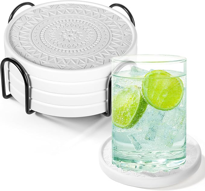 Photect Diatomaceous Earth Coasters Set by Photect