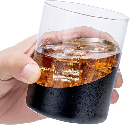 MyGift Whiskey Glasses Set of 6, Modern Cocktail Glasses - Image 7