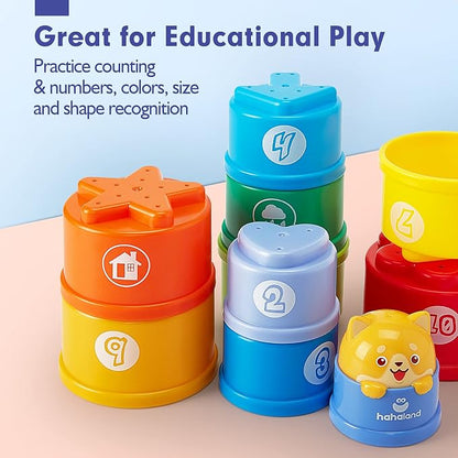 hahaland Stacking Toys for Toddlers 1-3 - Image 5