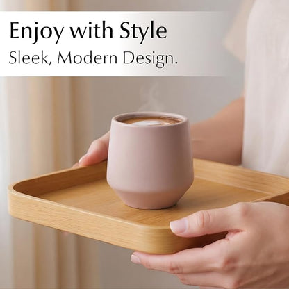 MIAMIO - Espresso Cups Set of 4 / Mug, Ceramic - Luxe | Ceramic espresso cups - Image 2