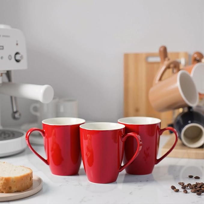 BTaT- Porcelain Coffee Mugs Set, 16 Ounces, 4 Pack, Restaurant Cups - Image 7
