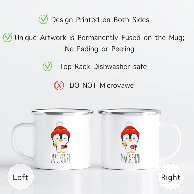 Personalized Mug for Kids, Girls | Customized Hot Chocolate, Coffee & Milk Cup - Image 2