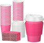 Patelai 48 Pcs 12 oz Disposable Coffee Cups by Patelai