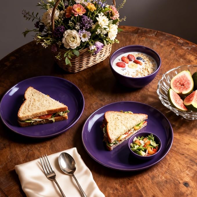 HomeVSS 20-Piece Dinnerware Set - Image 4