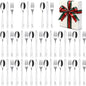 45 Piece Stainless Steel Silverware Set by TKSDWBLTY