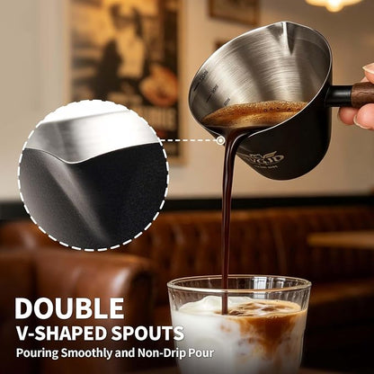 4Oz Espresso Shot Cups, Stainless Steel Espresso Cups, Espresso Measuring Cup | - Image 3