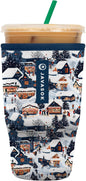 Sok It JavaSok Iced Coffee & Cold Soda Insulated Neoprene Cup Sleeve (Peak Season, Large: 30-32oz)