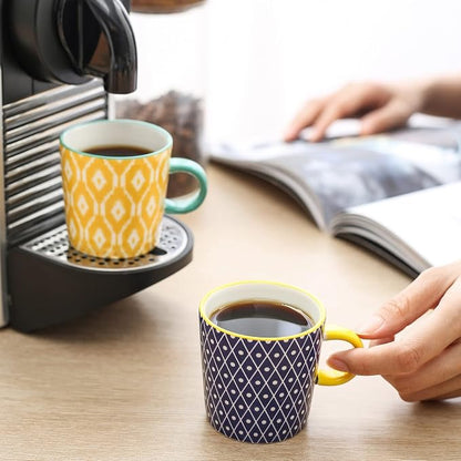 Selamica Ceramic 3.5 Oz Espresso Cups, Mini Coffee Cups - Image 5