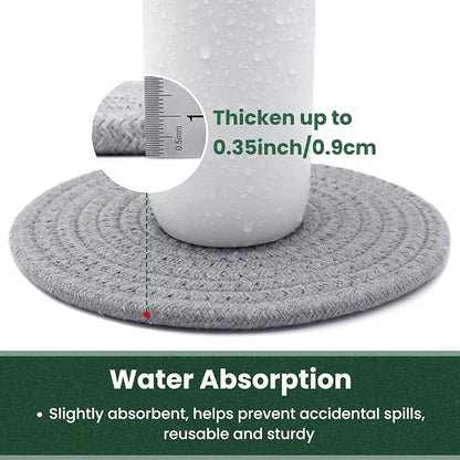 8 Inch Trivets for Hot Dishes, Hot Pots and Pans, Thick Heat Resistant - Image 4