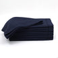 Lightnpro Hemstitched Cotton Cloth Napkins Set of 12-18x18 Inch Navy Dinner Napkins, Washable Fabric Napkins, Christmas & Holiday Table Linens, Elegant Cloth Napkins for Special Occasions