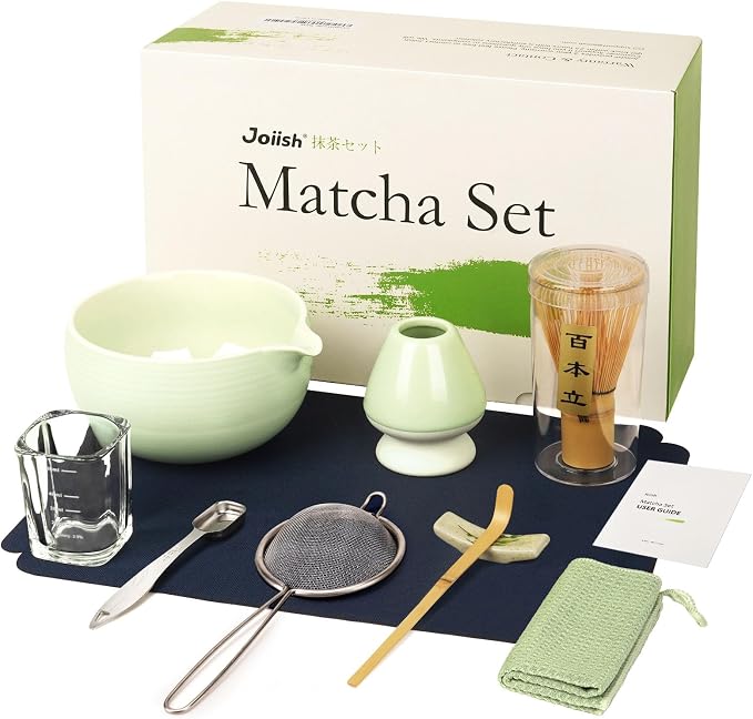 Joiish 10-Pcs Matcha Whisk Set, Matcha Kit by Joiish