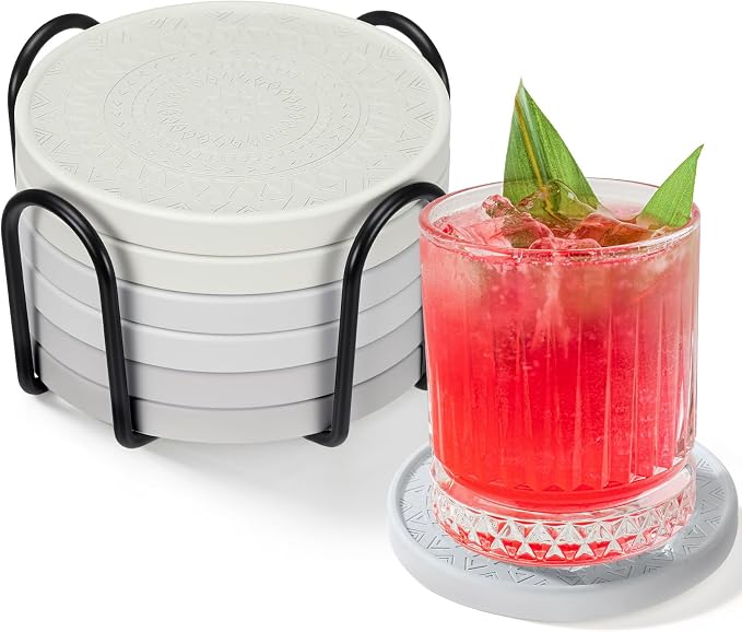 Photect Diatomaceous Earth Coasters Set by Photect