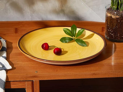 ONEMORE Porcelain Plates Set 10.5 inch Large Dinner Plates - Image 4