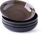 LERATIO 9.0" Ceramic Pasta Bowls Set of 4, 38oz Large Stoneware Bowls Set | by LeRatio