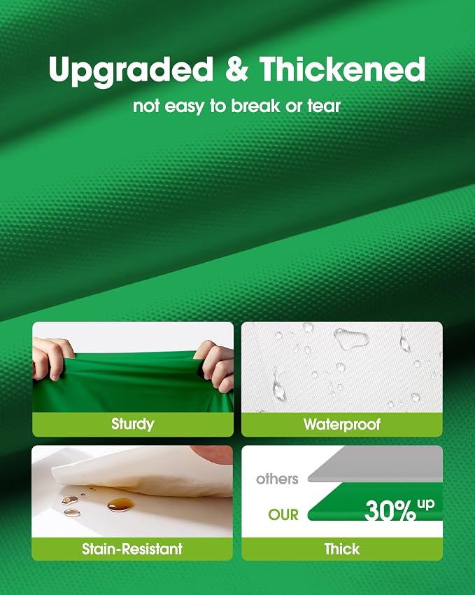 Pureegg Plastic Table Cloth Disposable 12 Pack, 54 x 108 Inch Table Cloths - Image 3