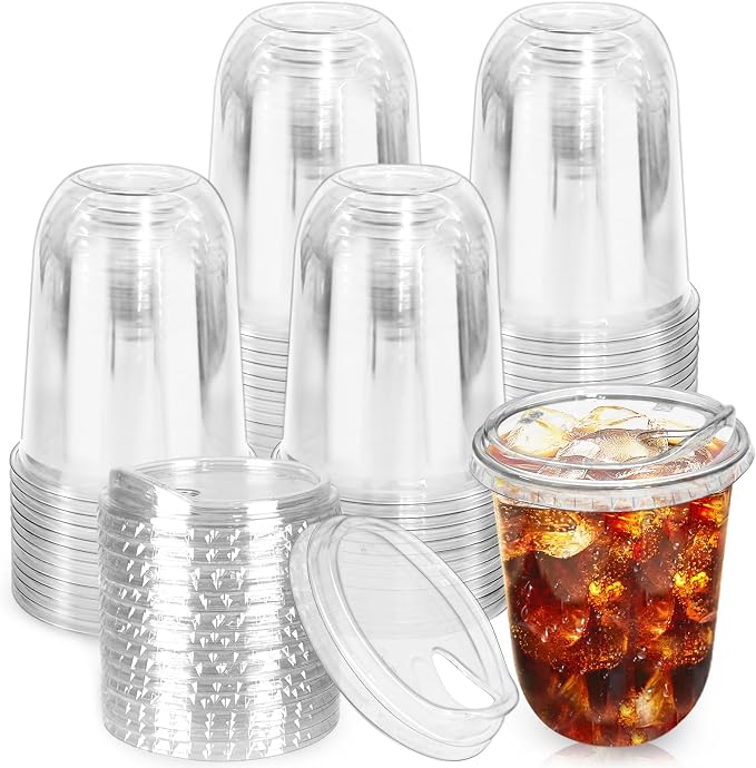 50 Pack Clear Plastic Cups by Unknown