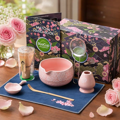 Buucup Matcha Whisk Set, Ceramic Matcha Kit - Image 4