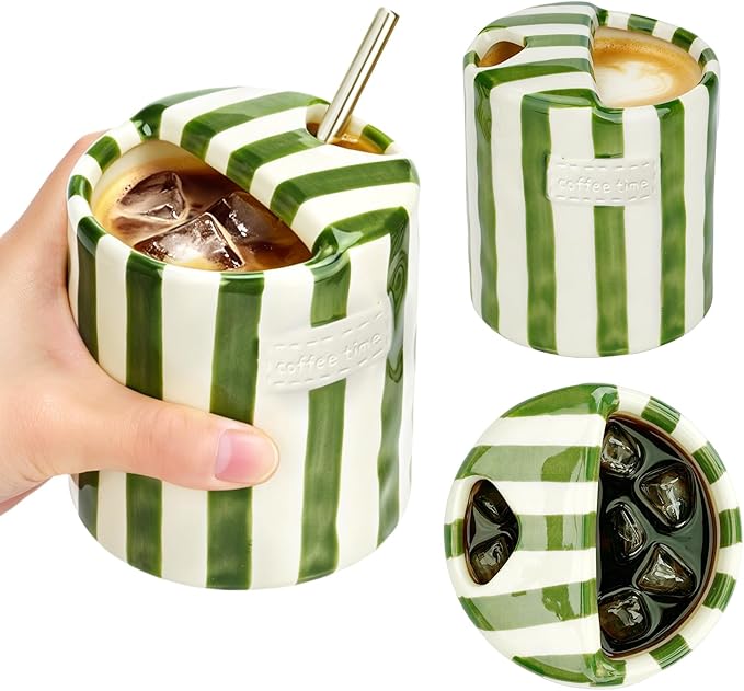 Ceramic Coffee Mug Novelty Ceramic Travel Mug Cute Espresso Cups To Go by Unknown