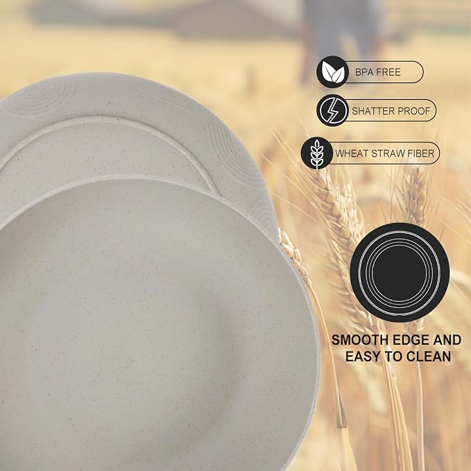 2 Pack Salad Bowls, 10inch 65oz Large Salad Bowl Set, Plastic Bowl - Image 3