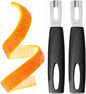 A Bar Above Premium Quality Channel Knife, Stainless Steel Bar Tool, Garnish for Cocktail Mixers, Lemon Zester, and Fruit Peeler, Professional Grade Bar Accessory, Durable Citrus Knife