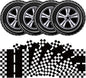 40 Pcs Race Car Plates and Napkins Tableware Set Party Supplies | Race Car by KFJBPB