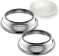 Kinn Kleanbowl Pet Bowl Stainless Steel Frame with Compostable Refills, 24 oz (Pack of 2) – Spill-Proof Stable Disposable Pet Bowls for Easy Cleaning and Healthy Pets, No Plastic