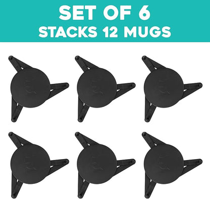 Mug Stackers for Kitchen Cabinets, Coffee Cup Stacker 6-Pack, Individual - Image 6