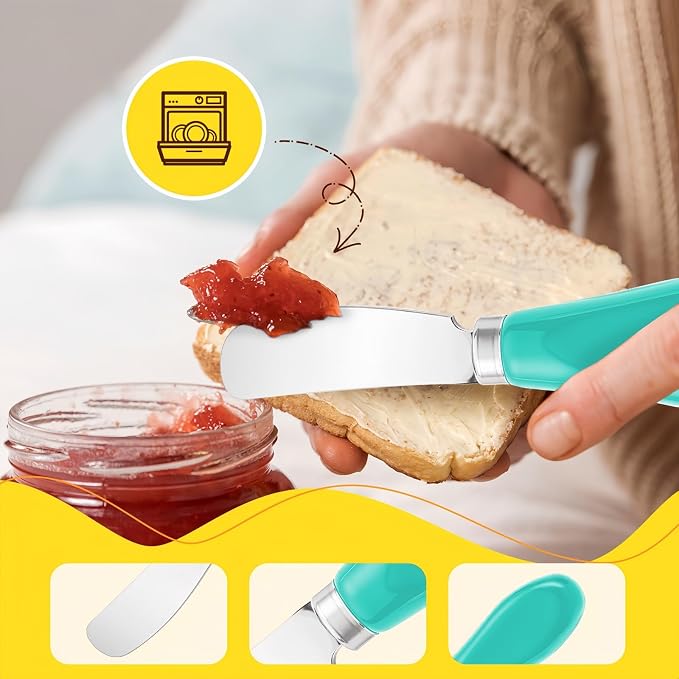 Butter Spreader Knife Set, Dishwasher Safe, - Image 3