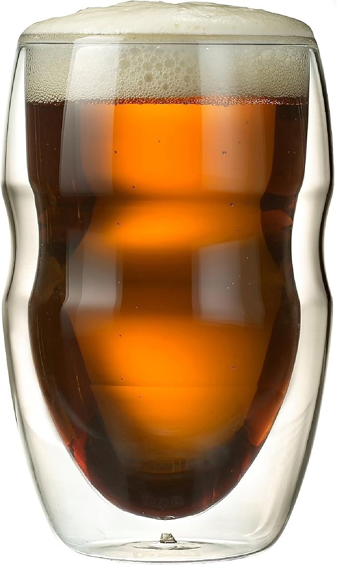 Ozeri Serafino Double Wall Insulated Beverage and Coffee Glasses - Image 2