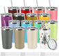 YOUKE OLA 16 Pack Stainless Steel Tumbler Bulk 20oz Insulated Vacuum Travel Mug by YOUKEOLA