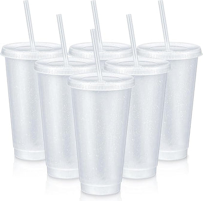 Uiifan 6 Pcs 24 oz Reusable Tumbler by Uiifan