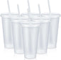 Uiifan 6 Pcs 24 oz Reusable Tumbler by Uiifan