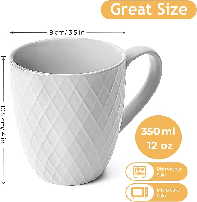 MIAMIO - Coffee Mugs Set of 6 - Palmanova - Daily Table Set | Ceramic coffee - Image 6