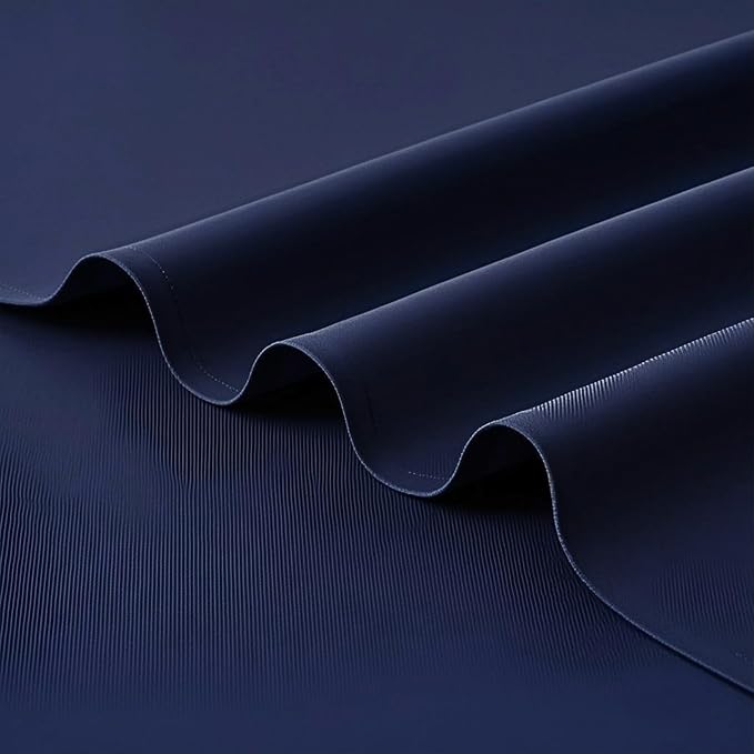 FOLINS&HOME Navy Blue Waterproof Decorative Table Runner 90 Inches Long | - Image 5