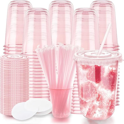 16oz Disposable Stemless Glasses by Unknown