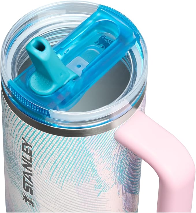 STANLEY Quencher ProTour Flipstraw Tumbler, 30 oz, Sea Glass Plume | Built-In - Image 2