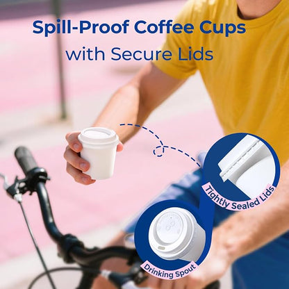 Fit Meal Prep 100 Pack 4 oz Disposable Coffee Cups - Image 4
