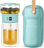ZENS Modern Glass Infuser Teapot, One Touch Tea Release Loose Tea Maker | Loose by ZENSLIFESTYLE