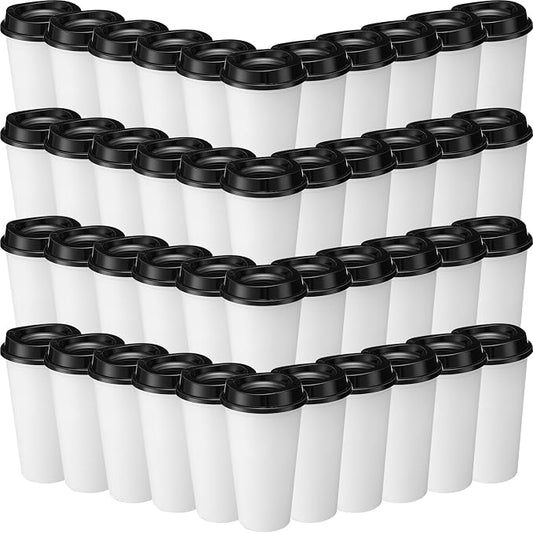 Honeydak 45 Pack 16 oz Reusable Coffee Cups by Honeydak